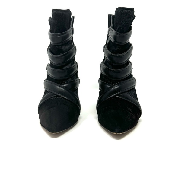 Isabel Marant Taylor Buckle Boots – Black Suede & Leather, Size 7 | 37 - Picture 3 of 13